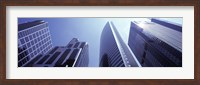 Low angle view of skyscrapers, Chicago, Cook County, Illinois, USA Fine Art Print