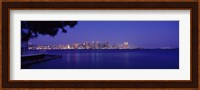 San Diego in the Distance, Night View Fine Art Print