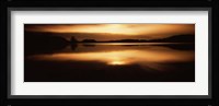 Reflection of clouds in a lake at sunset, Loch Raven Reservoir, Lutherville-Timonium, Baltimore County, Maryland Fine Art Print