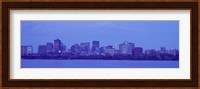 Skyscrapers at the waterfront, Charles River, Boston, Suffolk County, Massachusetts, USA Fine Art Print