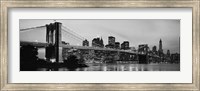 Brooklyn Bridge Across the East River at Dusk Fine Art Print