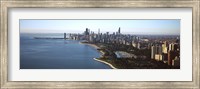 Skyscrapers at the waterfront, Grant Park, Lake Michigan, Chicago, Cook County, Illinois, USA 2011 Fine Art Print
