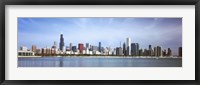 Skyscrapers at the waterfront, Chicago, Cook County, Illinois, USA 2011 Fine Art Print
