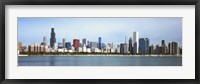 Skyscrapers at the waterfront, Lake Michigan, Chicago, Cook County, Illinois, USA 2011 Fine Art Print