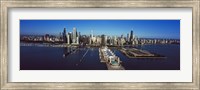 Pier on a lake, Navy Pier, Chicago, Cook County, Illinois, USA 2011 Fine Art Print