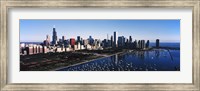Skyscrapers at the waterfront, Chicago Harbor, Lake Michigan, Chicago, Cook County, Illinois, USA 2011 Fine Art Print