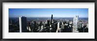 Skyscrapers in a city, Trump Tower, Chicago, Cook County, Illinois, USA 2011 Fine Art Print