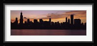 Buildings on the Lake Michigan Waterfront, Chicago, Illinois, USA 2011 Fine Art Print