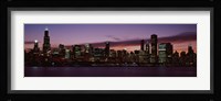 Lake Michigan at Night, Chicago, Illinois, USA 2011 Fine Art Print