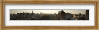 High angle view of buildings in a city at dawn, Manhattan, New York City, New York State, USA Fine Art Print