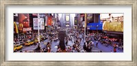 People in a city, Times Square, Manhattan, New York City, New York State, USA Fine Art Print