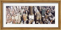 High angle view of buildings in a city, Manhattan, New York City, New York State, USA Fine Art Print