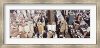 High angle view of buildings in a city, Manhattan, New York City, New York State, USA Fine Art Print