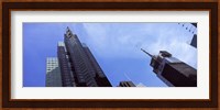 Low angle view of skyscrapers in a city, New York City, New York State, USA 2011 Fine Art Print