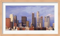 Los Angeles skyline, Los Angeles County, California, USA Fine Art Print
