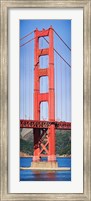 Suspension bridge tower, Golden Gate Bridge, San Francisco Bay, San Francisco, California, USA Fine Art Print