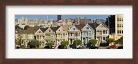Famous row of Victorian Houses called Painted Ladies, San Francisco, California, USA 2011 Fine Art Print