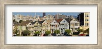 Famous row of Victorian Houses called Painted Ladies, San Francisco, California, USA 2011 Fine Art Print