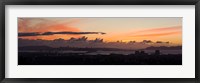 City view at dusk, Emeryville, Oakland, San Francisco Bay, San Francisco, California, USA Fine Art Print