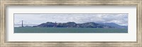 Golden Gate Bridge, Marin Headlands, Mount Tamalpais, Sausilito, San Francisco Bay, San Francisco, California, USA Fine Art Print