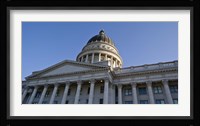 Low angle view of the Utah State Capitol Building, Salt Lake City, Utah Fine Art Print