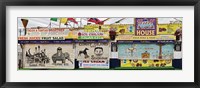 Old Store Front along Riegelmann Boardwalk, Long Island, Coney Island, New York City, New York State, USA Fine Art Print