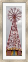 Parachute Jump Tower along Riegelmann Boardwalk, Long Island, Coney Island, New York City, New York State, USA Fine Art Print