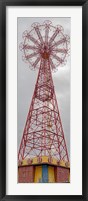 Parachute Jump Tower along Riegelmann Boardwalk, Long Island, Coney Island, New York City, New York State, USA Fine Art Print