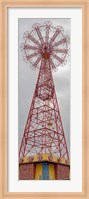 Parachute Jump Tower along Riegelmann Boardwalk, Long Island, Coney Island, New York City, New York State, USA Fine Art Print