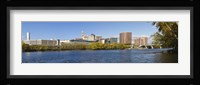 Buildings at the waterfront, Connecticut River, Hartford, Connecticut, USA 2011 Fine Art Print