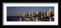 Buildings in a city, Miami, Florida, USA Fine Art Print