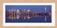 New York Skyline with Reflection Fine Art Print