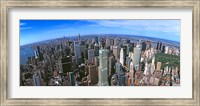 Aerial view of New York City, New York State, USA 2012 Fine Art Print
