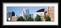 Low angle view of skyline, Kansas City, Missouri, USA Fine Art Print