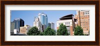 Low angle view of skyline, Kansas City, Missouri, USA Fine Art Print