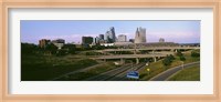 Highway interchange, Kansas City, Missouri, USA Fine Art Print