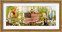 Occupy Wall Street protester, Zuccotti Park, Lower Manhattan, Manhattan, New York City, New York State, USA Fine Art Print