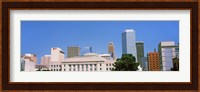 Municipal Building in the downtown, Oklahoma City, Oklahoma, USA Fine Art Print