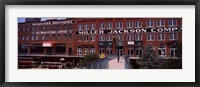 Bricktown Mercantile building along the Bricktown Canal, Bricktown, Oklahoma City, Oklahoma, USA Fine Art Print
