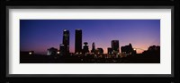 Downtown Oklahoma City at Night Fine Art Print