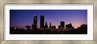 Downtown Oklahoma City at Night Fine Art Print