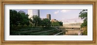 Devon Tower and Crystal Bridge Tropical Conservatory, Oklahoma City, Oklahoma, USA Fine Art Print