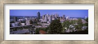 Downtown skyline, Cincinnati, Hamilton County, Ohio, USA Fine Art Print