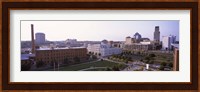 High angle view of buildings in a city, Durham, Durham County, North Carolina, USA Fine Art Print