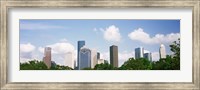 Houston Skyline with Clouds, Texas, USA Fine Art Print