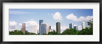 Houston Skyline with Clouds, Texas, USA Fine Art Print