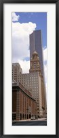 Skyscrapers in a city, Houston, Texas, USA (vertical) Fine Art Print