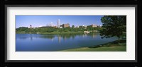 Buildings at the waterfront, Omaha, Nebraska (horizontal) Fine Art Print