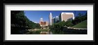 Buildings at the waterfront, Qwest Building, Omaha, Nebraska Fine Art Print