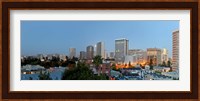 Skyline at dawn, Oakland, California, USA Fine Art Print